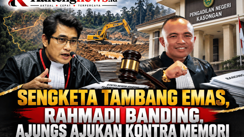 Sengketa Tambang Emas, Rahmadi Banding, Ajungs Ajukan Kontra Memori