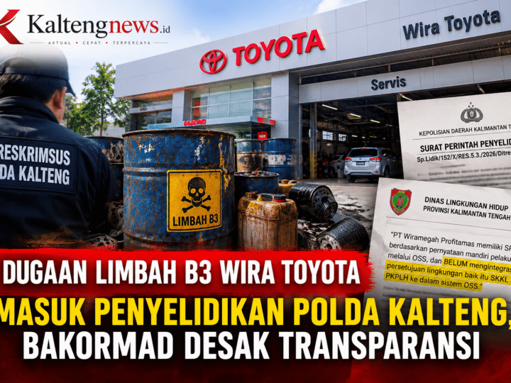Polda Kalteng Selidiki Dugaan Limbah B3 Wira Toyota, BAKORMAD Desak Transparansi
