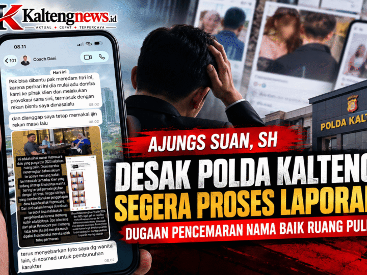 Ajungs Suan Desak Polda Kalteng Segera Proses Laporan Ruang Pulih