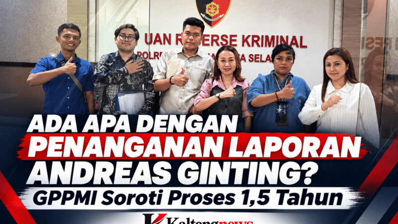 Ada Apa dengan Penanganan Laporan Andreas Ginting? GPPMI Soroti Proses 1,5 Tahun