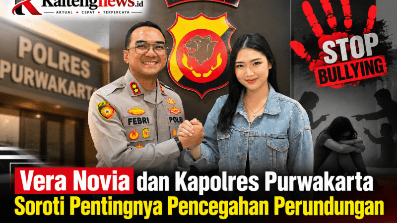 Vera Novia Bersama Kapolres Purwakarta Soroti Bahaya Bullying, Masyarakat Diminta Berani Melapor