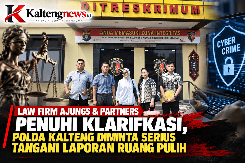 Tim Hukum Ajungs & Partners Hadiri Klarifikasi, Laporan Ruang Pulih Masuk Tahap Penanganan Penyidik