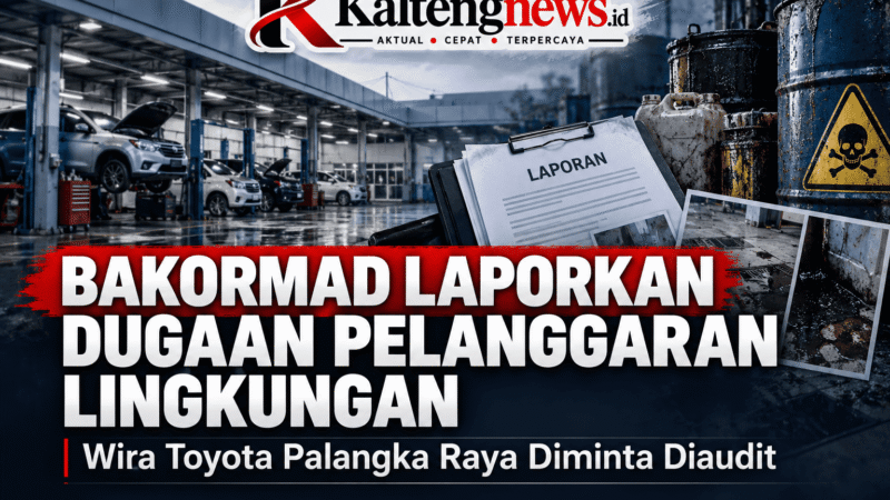 Bakormad Laporkan Dugaan Pelanggaran Lingkungan Wira Toyota ke Polda Kalteng