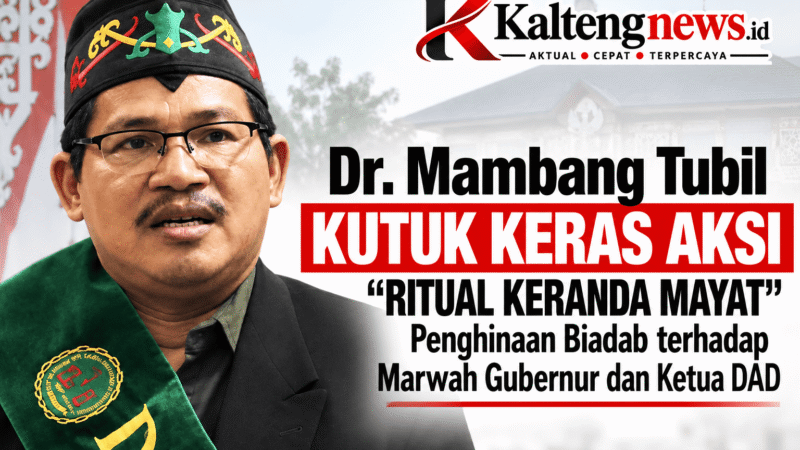 Dr. Mambang Tubil Kecam Aksi Keranda Mayat, Singgung Marwah Gubernur dan Ketua DAD