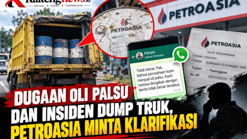 Petroasia Bantah Dugaan Oli Palsu, Minta Kaltengnews.id Muat Klarifikasi
