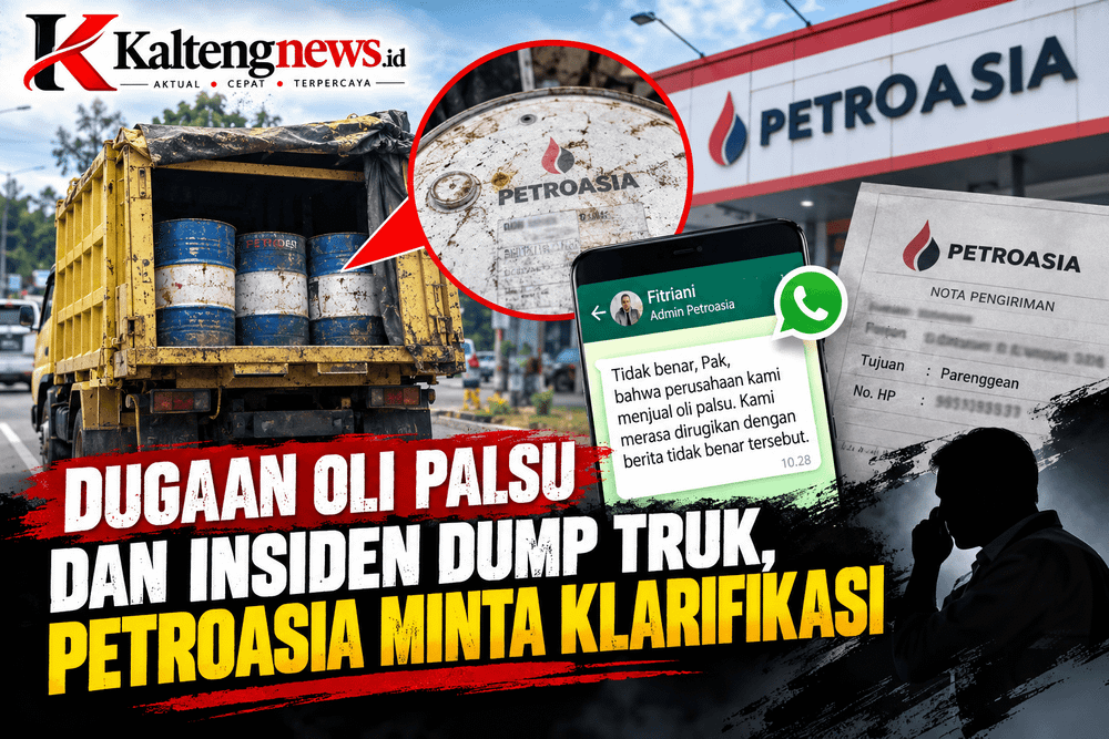 Petroasia Bantah Dugaan Oli Palsu, Minta Kaltengnews.id Muat Klarifikasi