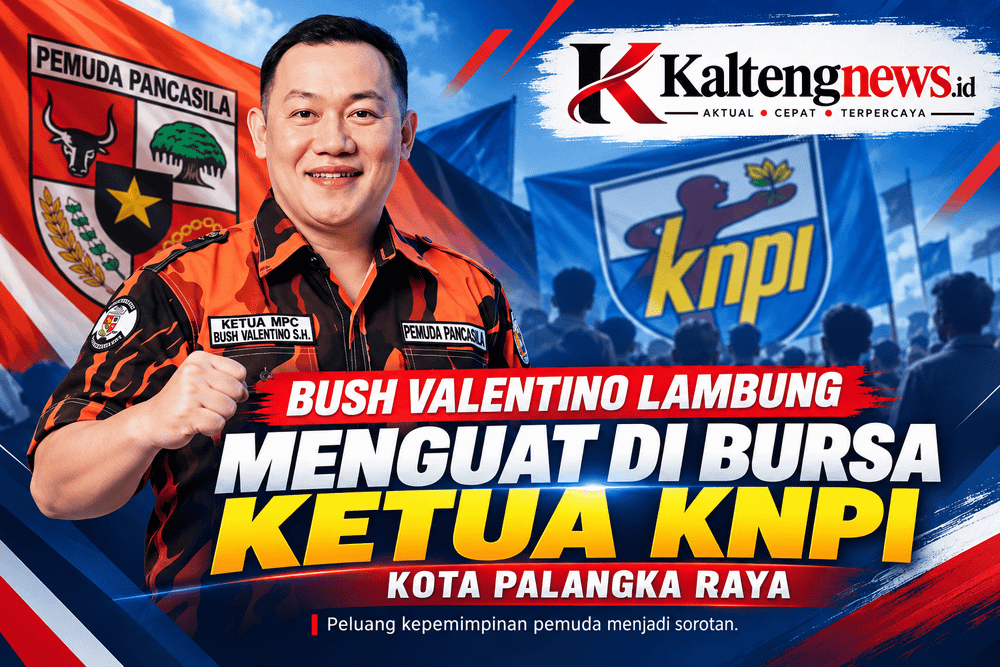 Bush Valentino Lambung Mencuat di Bursa Ketua KNPI Kota Palangka Raya