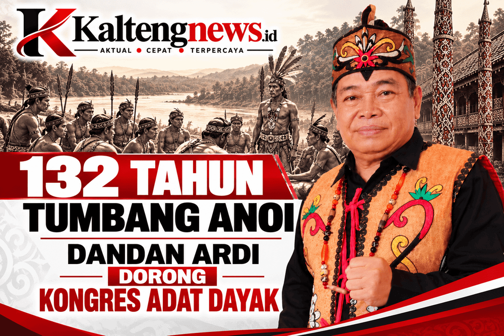 132 Tahun Tumbang Anoi, Dandan Ardi Desak Pembentukan Kongres Adat Dayak