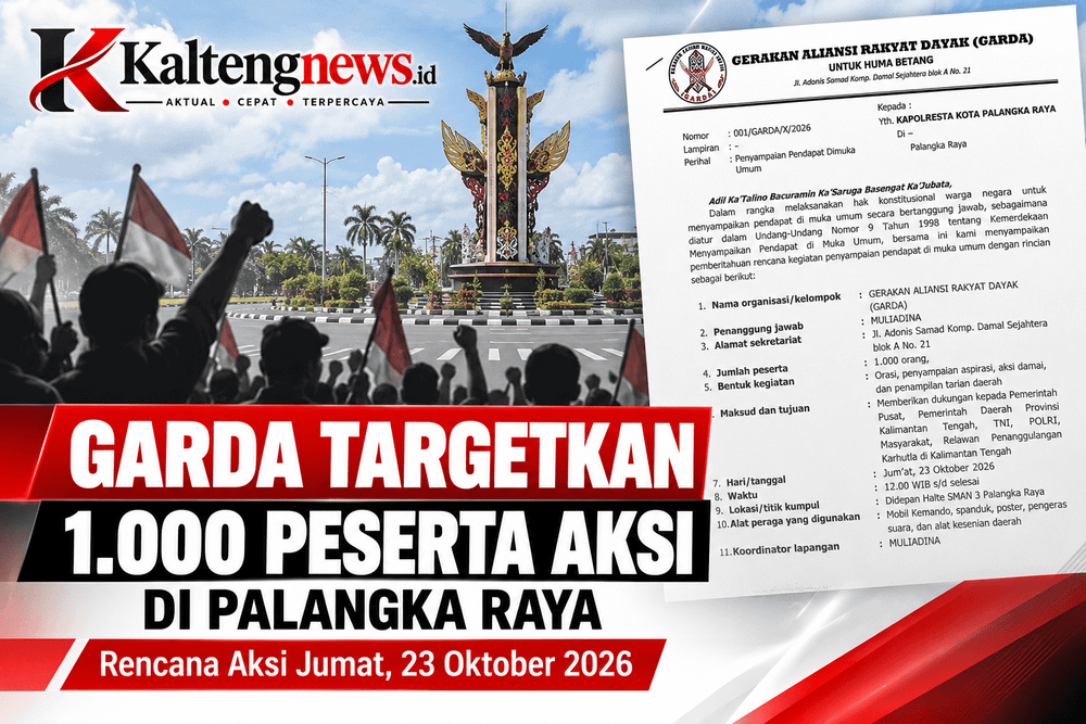 GARDA Targetkan 1.000 Peserta dalam Rencana Aksi di Palangka Raya