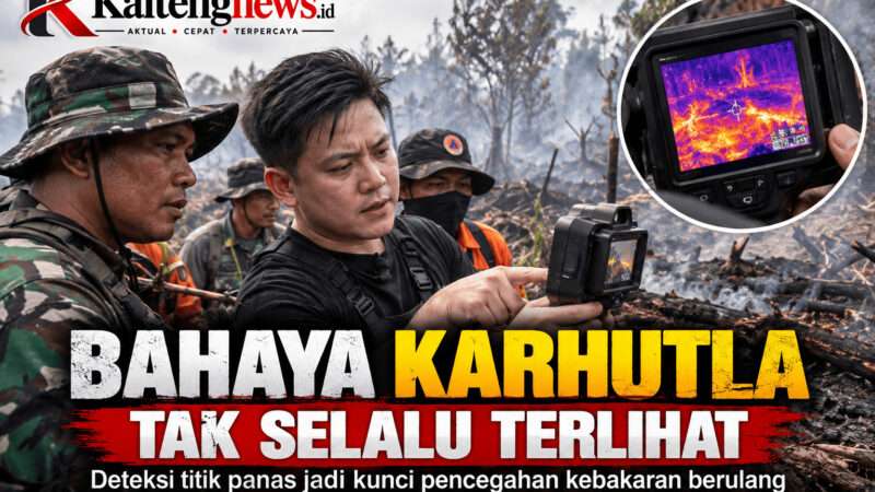 Bobon Santoso Turun ke Lokasi Karhutla, Soroti Bahaya Panas Tersembunyi di Lahan Terbakar