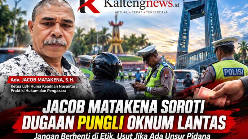 Jacob Matakena Soroti Dugaan Pungli Oknum Lantas: Jangan Berhenti di Etik, Usut Jika Ada Unsur Pidana