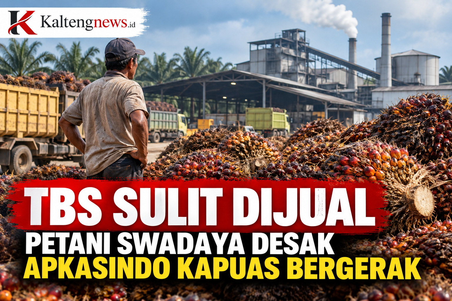 TBS Sulit Dijual, Petani Swadaya Desak APKASINDO Kapuas Bergerak
