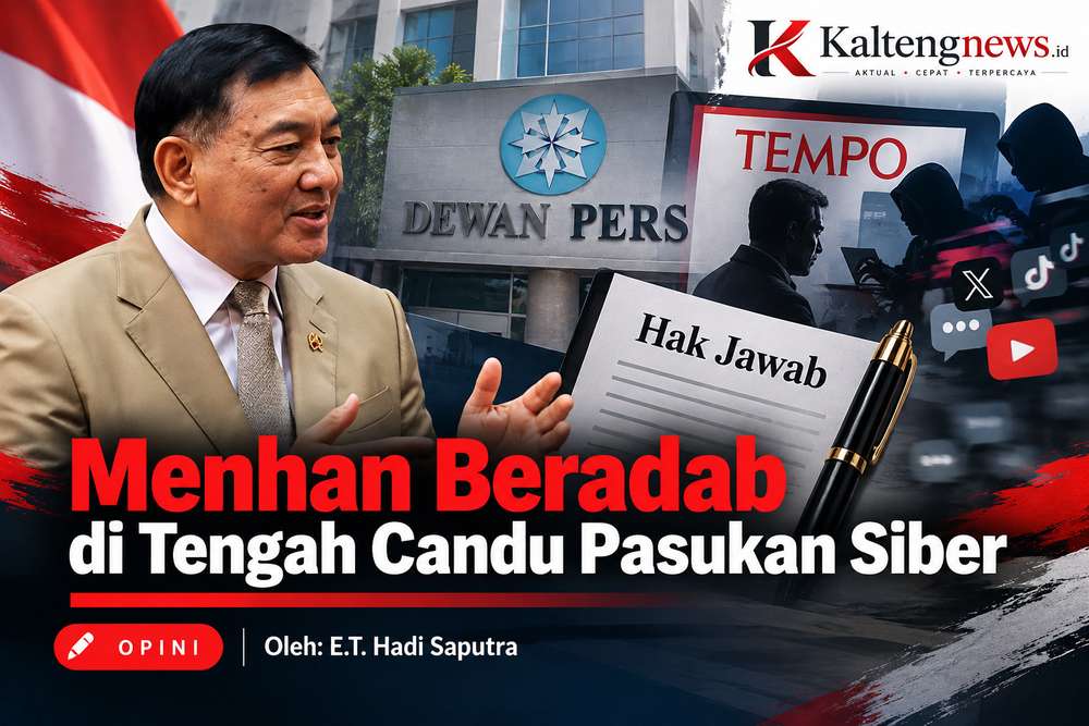 Menhan Beradab di Tengah Candu Pasukan Siber