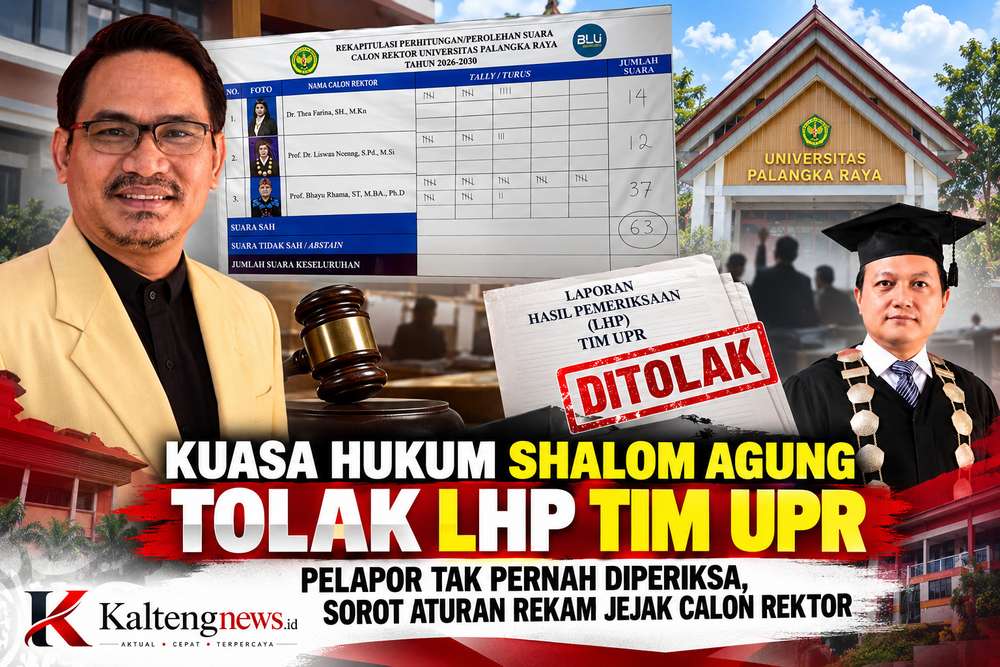 Kuasa Hukum Shalom Agung Tolak LHP Tim UPR, Pelapor Tak Pernah Diperiksa