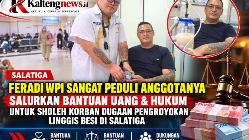 FERADI WPI Salurkan Bantuan Dana dan Pendampingan Hukum untuk Sholeh, Korban Dugaan Penganiayaan di Salatiga