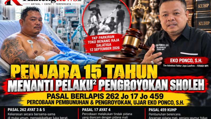 Praktisi Hukum Soroti Dugaan Pengeroyokan Sholeh, Sebut Potensi Pasal Berlapis hingga Percobaan Pembunuhan