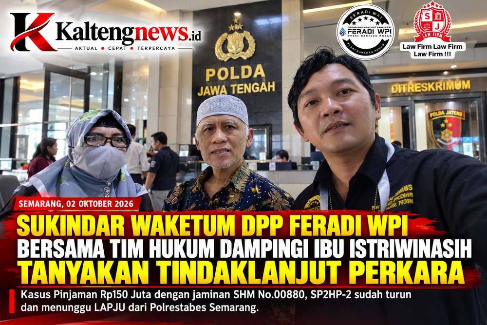 Sukindar Waketum DPP FERADI WPI Dampingi Istriwinasih Tanyakan Tindak Lanjut Perkara Pinjaman Rp150 Juta