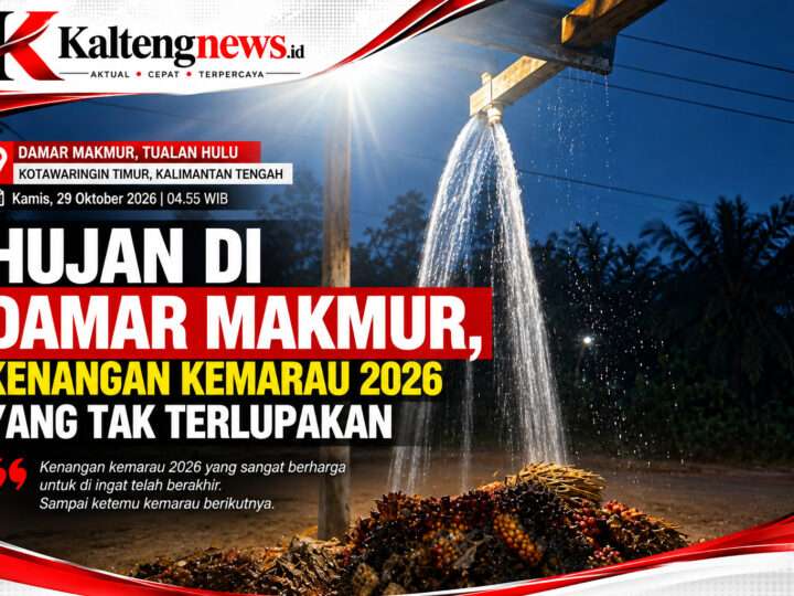 Hujan di Damar Makmur Jadi Kenangan, Warga Sambut Berakhirnya Kemarau 2026 dengan Penuh Syukur