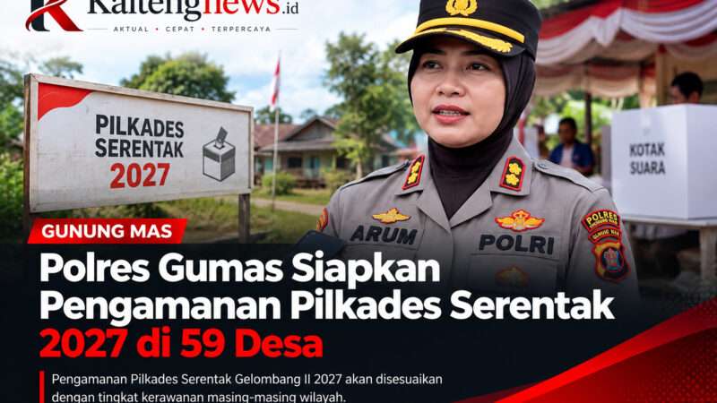 Polres Gumas Siapkan Pengamanan Pilkades Serentak 2027, 59 Desa Jadi Sasaran