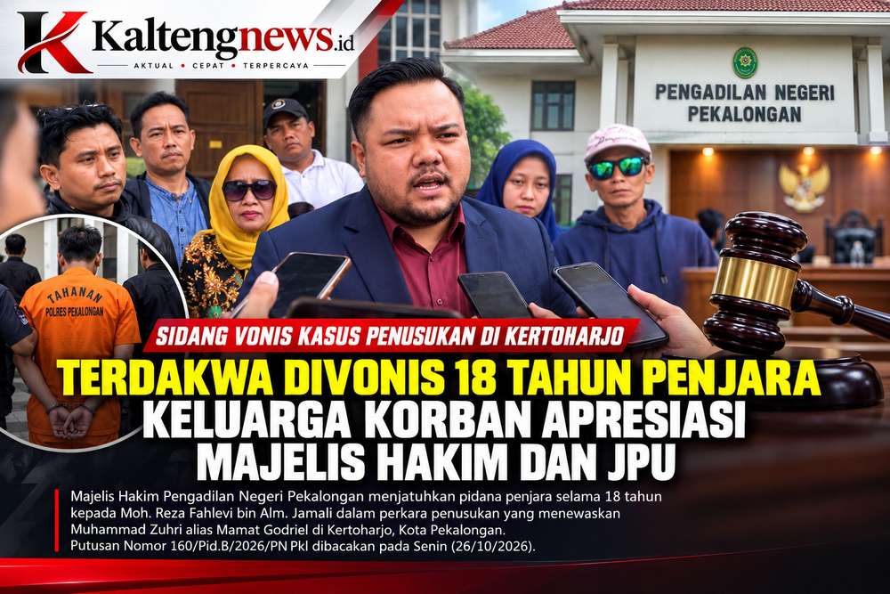 Sidang Vonis Kasus Penusukan di Kertoharjo, Terdakwa Divonis 18 Tahun Penjara