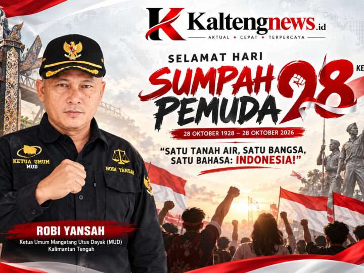 Ketum MUD Kalteng Robi Yansah Serukan Kebangkitan Pemuda Dayak pada Peringatan Sumpah Pemuda ke-98