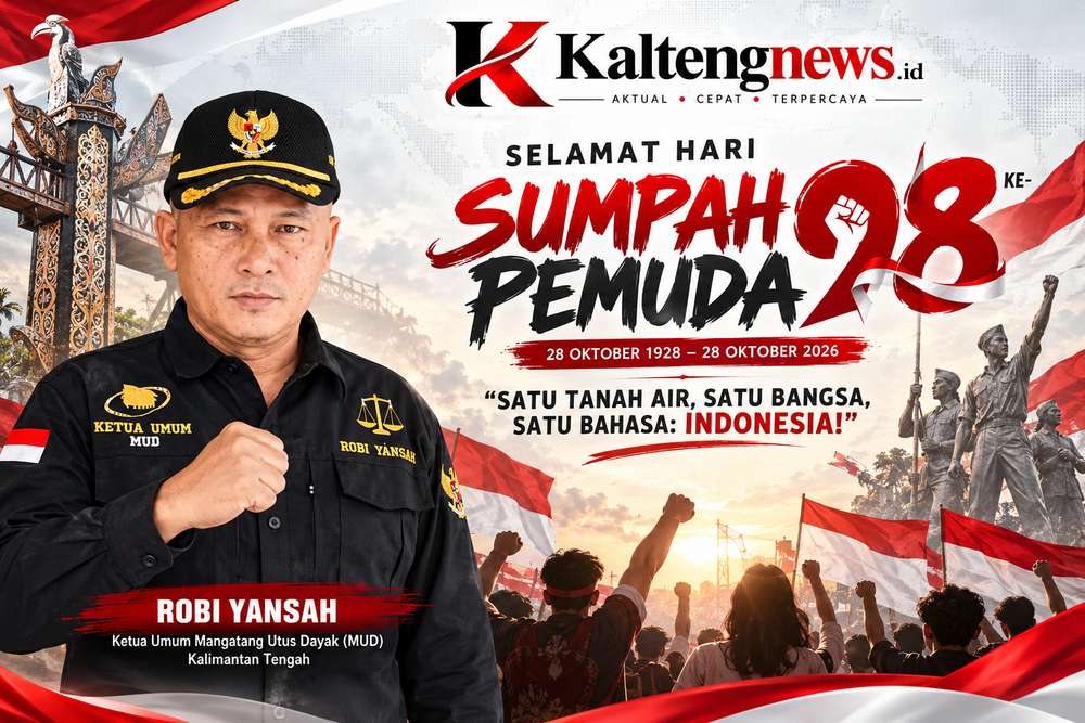 Ketum MUD Kalteng Robi Yansah Serukan Kebangkitan Pemuda Dayak pada Peringatan Sumpah Pemuda ke-98