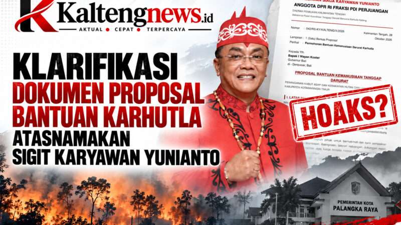 Sigit Karyawan Yunianto Bantah Proposal Bantuan Karhutla!