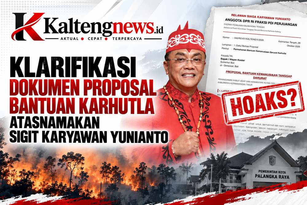 Sigit Karyawan Yunianto Bantah Proposal Bantuan Karhutla!
